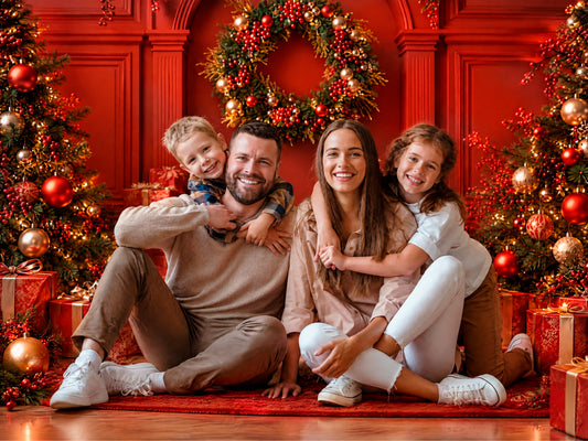 🎄 2 Fondos Navideños GRATIS en SUPER HD 6K para crear sesiones fotográficas de lujo